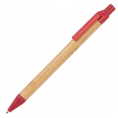 Logo trade advertising product photo of: Wheatstraw and bamboo ballpen HALLE