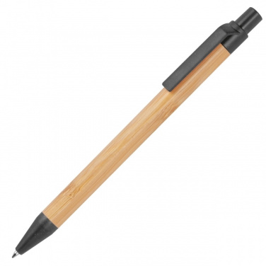 Logotrade promotional gift picture of: Wheatstraw and bamboo ballpen HALLE