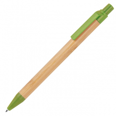 Logo trade advertising products picture of: Wheatstraw and bamboo ballpen HALLE