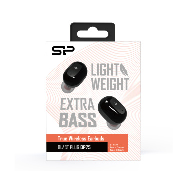 Logo trade promotional merchandise image of: WIRLESS HEADPHONES BP80 SILICON POWER