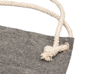 Logo trade promotional item photo of: Recycled cotton bag ADDISON