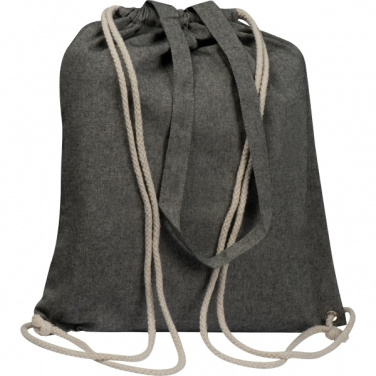 Logo trade corporate gifts picture of: Recycled cotton bag ADDISON