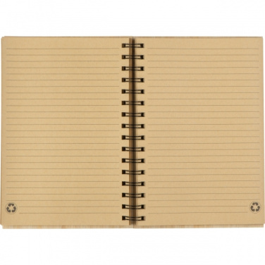 Logo trade promotional giveaways picture of: A5 notebook PISA