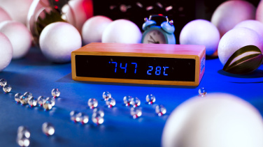Logo trade promotional product photo of: Desk clock TRONDHEIM