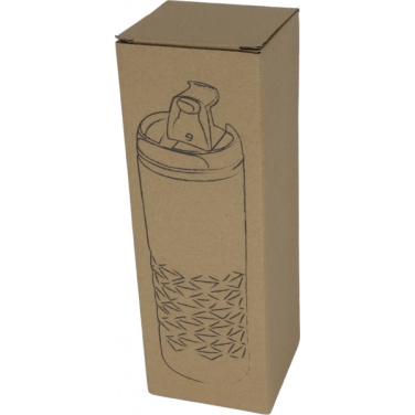 Logo trade business gifts image of: Thermal stainless steel mug SANTANDER 500 ml