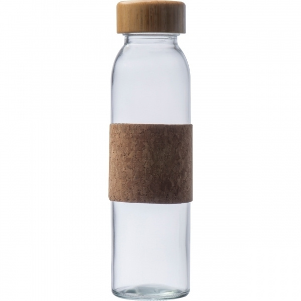 Logo trade promotional products picture of: Glass bottle SKOPJE 500 ml