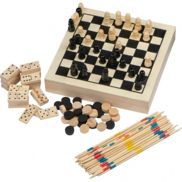 Logotrade promotional merchandise image of: Wooden game collection RIGA