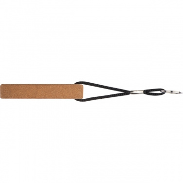 Logotrade promotional item picture of: Cork keyring ROSKILDE