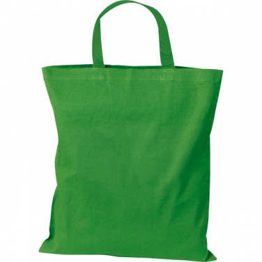Logotrade advertising product picture of: Cotton bag with short handles BREGENZ