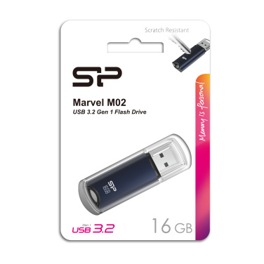 Logotrade promotional merchandise photo of: Pendrive Silicon Power Marvel - M02 3.2 16GB