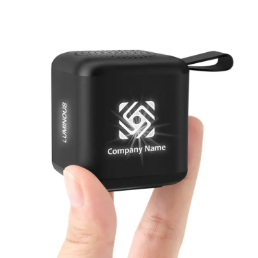 Logotrade business gifts photo of: Mini speaker with enlighted logo for engraving