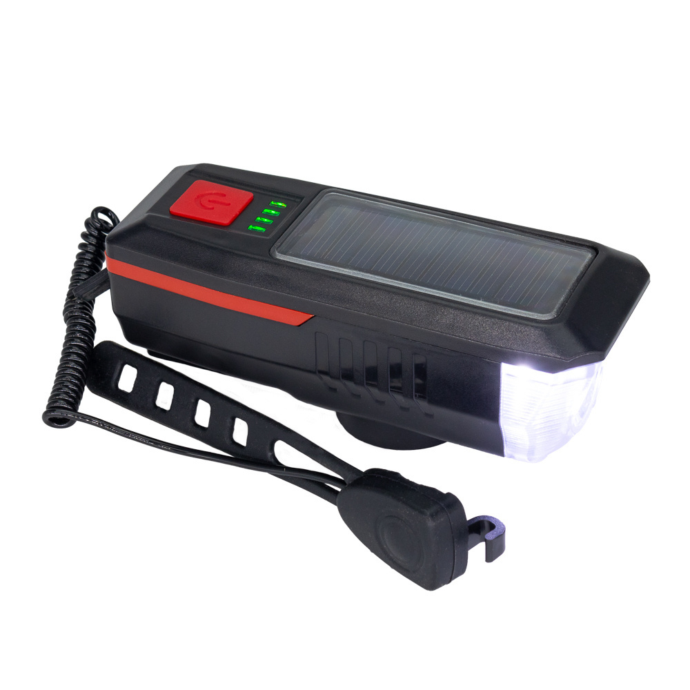 Logotrade promotional products photo of: Solar bike light with horn, MC-5