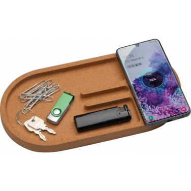 Logotrade advertising products photo of: Desk organiser with charging station LANCASTER