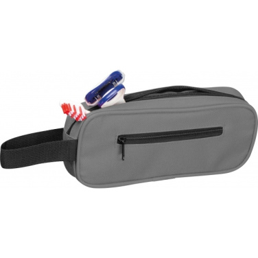 Logo trade promotional gifts image of: Toiletry bag RPET NEUCHATEL