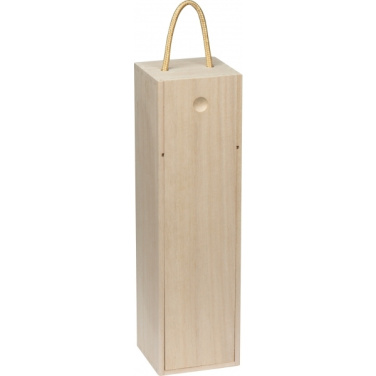Logo trade promotional giveaways image of: Wine box DAVENPORT