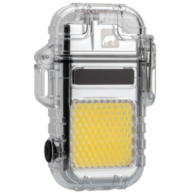 Logo trade promotional product photo of: Electrical lighter CALBUCO Schwarzwolf