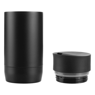 Logo trade promotional merchandise image of: Thermo mug ADRASAN 240 ml Schwarzwolf