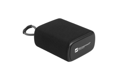 Logotrade promotional gift image of: Waterproof bluetooth speaker HARDEOL Schwarzwolf