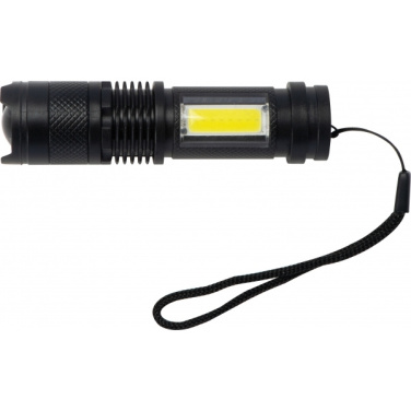 Logotrade promotional product picture of: Rechargeable flashlight AARHUS