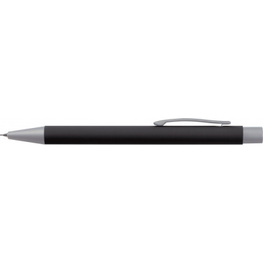 Logo trade promotional giveaways image of: Mechanical pencil soft touch ANCONA