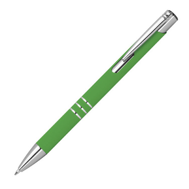 Logotrade promotional product picture of: Semi gel pen soft touch DUNMORE