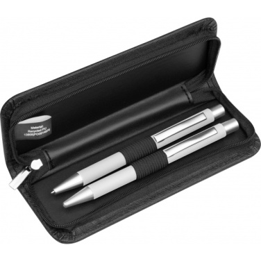 Logo trade advertising products picture of: Writing set soft touch Uppsala