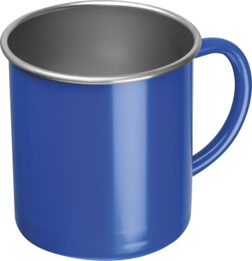 Logo trade advertising products image of: Steel cup Trezzo