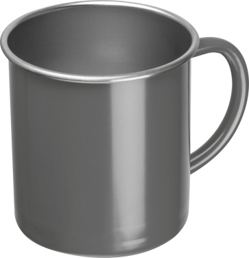 Logo trade promotional merchandise picture of: Steel cup Trezzo