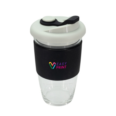 Logo trade promotional products picture of: Glass coffee cup 424 ml