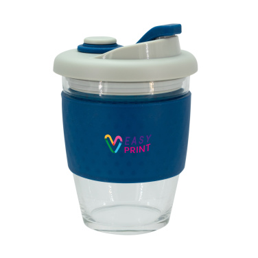 Logotrade promotional giveaway image of: Glass coffee cup 340 ml