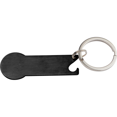Logotrade promotional merchandise photo of: Keyring with shopping cart chip STICKIT