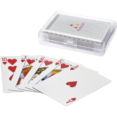 Logo trade advertising product photo of: Reno playing cards set in case