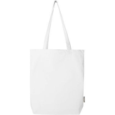 Logo trade promotional gifts image of: Florida 270 g/m² GRS recycled tote bag 10L