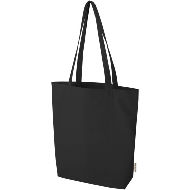 Logo trade promotional merchandise photo of: Florida 270 g/m² GRS recycled tote bag 10L