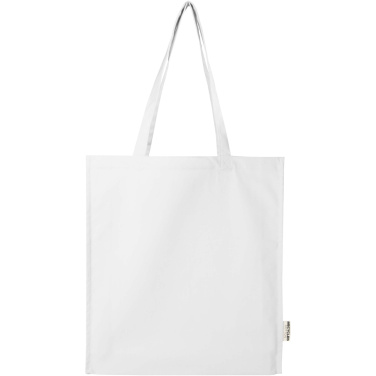 Logotrade promotional gift picture of: Florida 270 g/m² GRS recycled gusset tote bag 14L