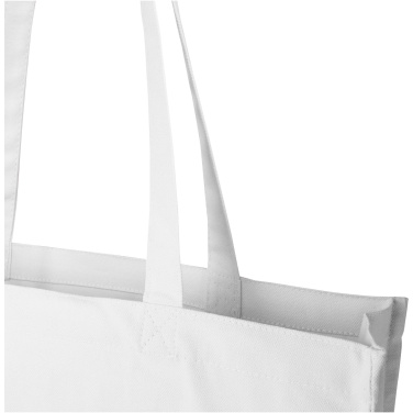 Logo trade promotional merchandise picture of: Florida 270 g/m² GRS recycled gusset tote bag 14L
