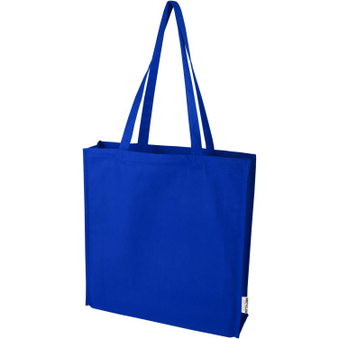 Logotrade promotional giveaways photo of: Florida 270 g/m² GRS recycled gusset tote bag 14L
