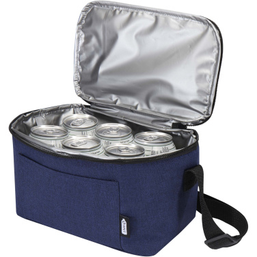 Logo trade promotional products image of: Tundra 6-can GRS RPET cooler bag 5L