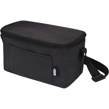 Logo trade corporate gifts image of: Tundra 6-can GRS RPET cooler bag 5L