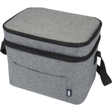 Logotrade advertising products photo of: Tundra GRS RPET double compartments cooler bag 13L