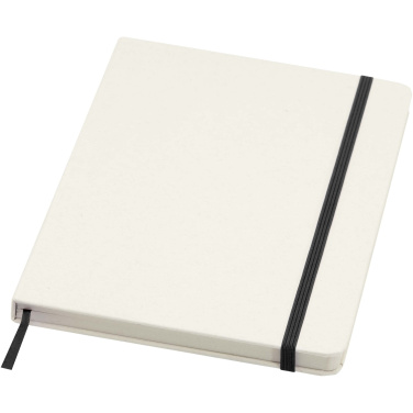 Logotrade promotional item picture of: Bass A5 recycled hard cover notebook with lined pages