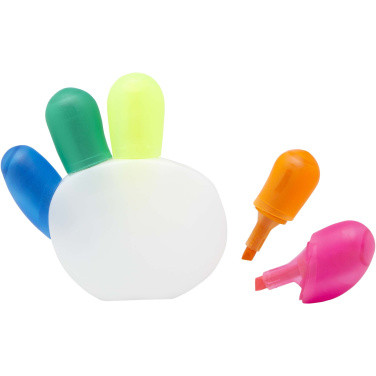 Logo trade promotional merchandise photo of: Patina 5-colour highlighter