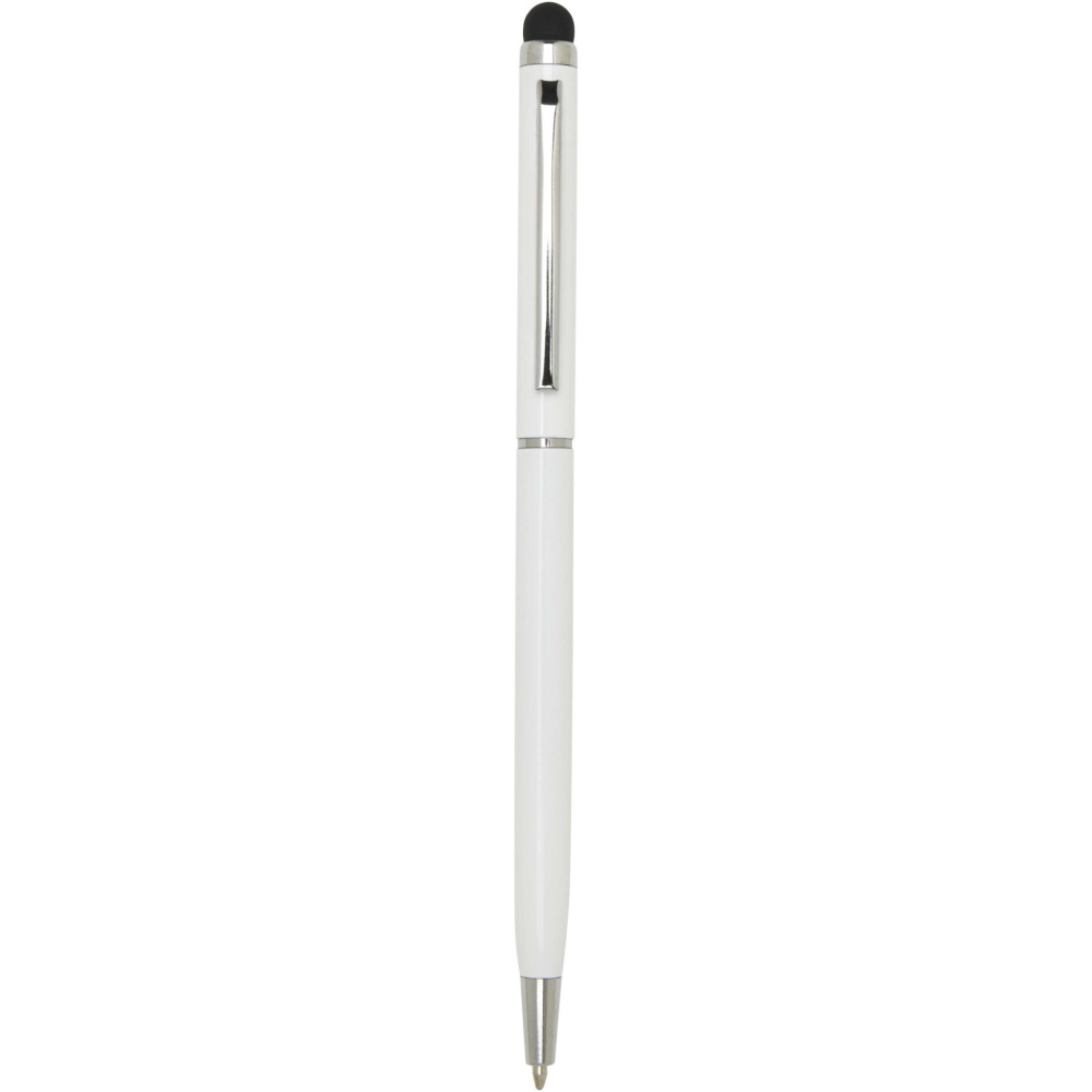 Logo trade promotional merchandise picture of: Ore aluminium ballpoint pen with stylus