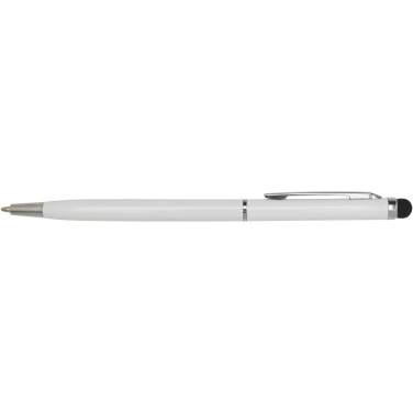 Logo trade business gift photo of: Ore aluminium ballpoint pen with stylus