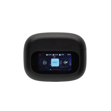 Logotrade promotional merchandise photo of: Airtune RCS recycled plastic ANC earbuds with touch screen