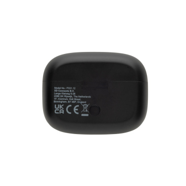 Logo trade promotional item photo of: Airtune RCS recycled plastic ANC earbuds with touch screen