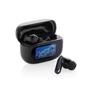 Logotrade advertising product picture of: Airtune RCS recycled plastic ANC earbuds with touch screen
