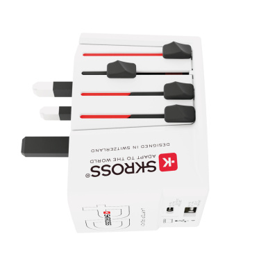 Logotrade promotional merchandise image of: SKROSS World Travel Adapter MUV 65W PD with USB C Cable