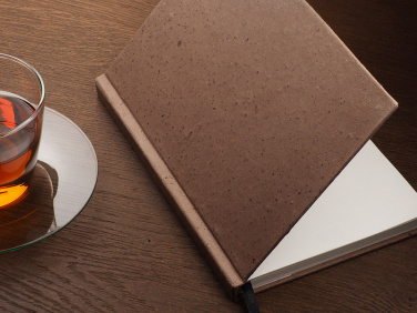 Logo trade advertising product photo of: Recycled Coffee Notebook 209733900