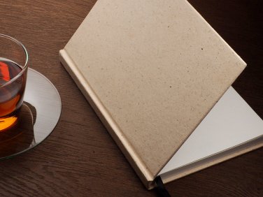 Logo trade promotional giveaway photo of: Recycled Banana Notebook 209734200